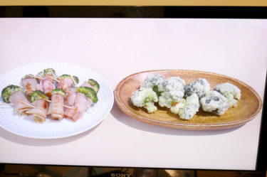 お弁当に♪ブロッコリー料理2種（天ぷら＆ベーコン巻き）